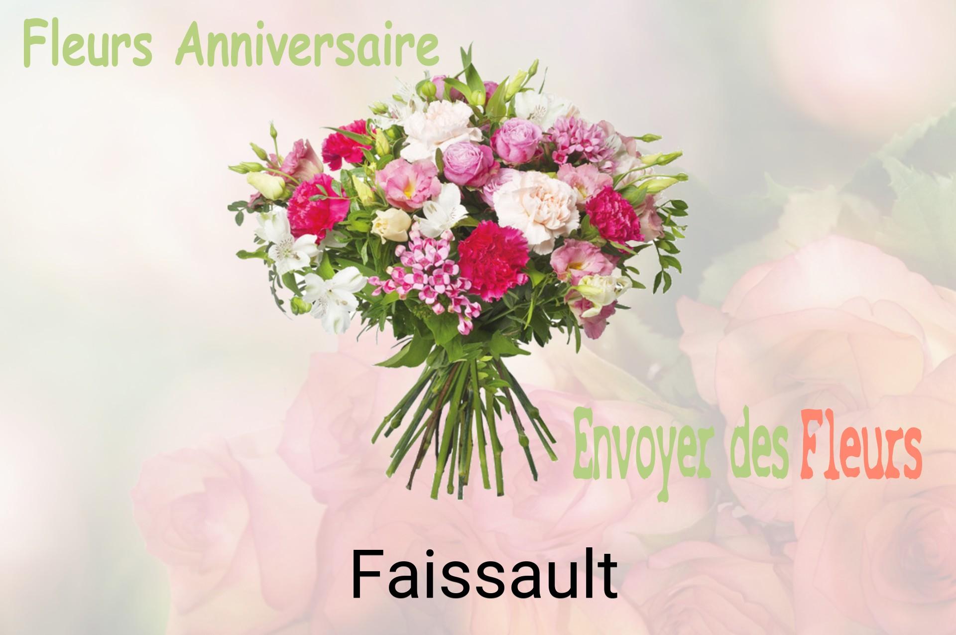 Bouquet de fleurs d’anniversaire livré à Faissault